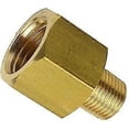 thumbnail image 2 of Brass Pipe Fitting Adapter (1/8 Bspt Male X 1/4 Npt Female) Bsp To Npt Adapter, 2 of 4