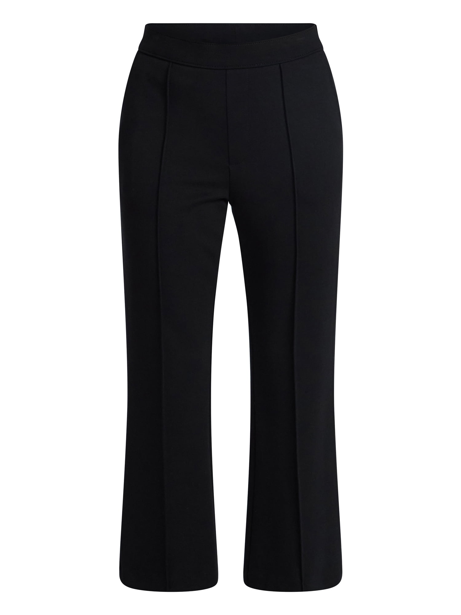 Time and Tru Women's Cropped Flare Pants, 26" Inseam, Size XS-XXXL