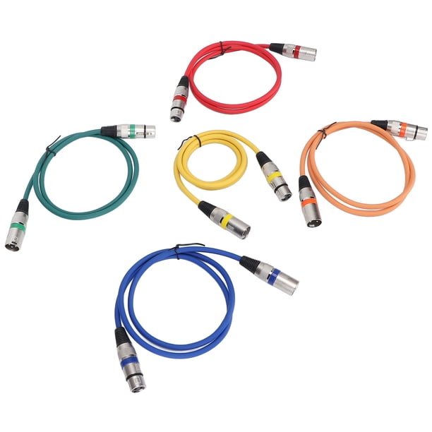 Cable de micrófono XLR, micrófono XLR a XLR Cable de micrófono XL Rto XLR Cable de micrófono hembra XLR Maleto Diseño a prueba de futuro