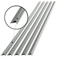 thumbnail image 3 of FASÄDE 47 in. Decorative Vinyl Large Profile Outside Corner Trim Argent Silver 5 Pack), 3 of 7