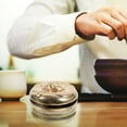 thumbnail image 4 of Retro Hand Bell Hand Shaking Bell Copper Carved Bell Ancient Doctor Bell, 4 of 8