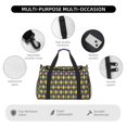thumbnail image 4 of Disketp Mardi Gras Bolsa de Viaje Tipo Duffle, Bolso de Mano para Fin de Semana para Mujer, Bolsa de Gimnasio Ligera para Hombre, Esencial para Viajes, 4 of 7