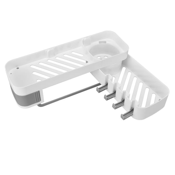 Estante de baño, estante de esquina de baño, estante de esquina de baño doble, estante de esquina de baño, respuesta rápida