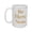 white, variant on "Be Here Now" 15oz Mindful Ceramic Mug - Elegant & Uplifting Drinkware for Home & Office