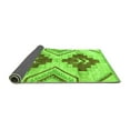 thumbnail image 2 of Ahgly Company Indoor Square Abstract Green Modern Area Rugs, 8' Square, 2 of 4