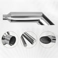thumbnail image 6 of 4" Inlet 7" Outlet 36" Tall Diesel Exhaust Stack Tip Polished Stainless Steel, 6 of 7