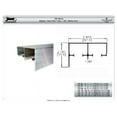 thumbnail image 2 of Johnson Hardware Jh138f60 138F Series 60" Aluminum Track For 1-3/8" Bypass Doors - Mill, 2 of 5