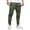 Army Green#53, variant on FINALGANG Men Cargo Pants Solid Color Elastic Waist Drawstring Jogger Trousers With Pockets Man Leisure Climbing Hiking Camping Cycling Pants,Army Green,L