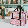 thumbnail image 2 of ZIATUBLE Marble Stripes Sewing Machine Travel Case Reusable Carrier Supply Organizer for Accessories Universal Sewing Machine Tote Storage Case Carry Bag Lightweight Sewing Kit Storage, 2 of 7