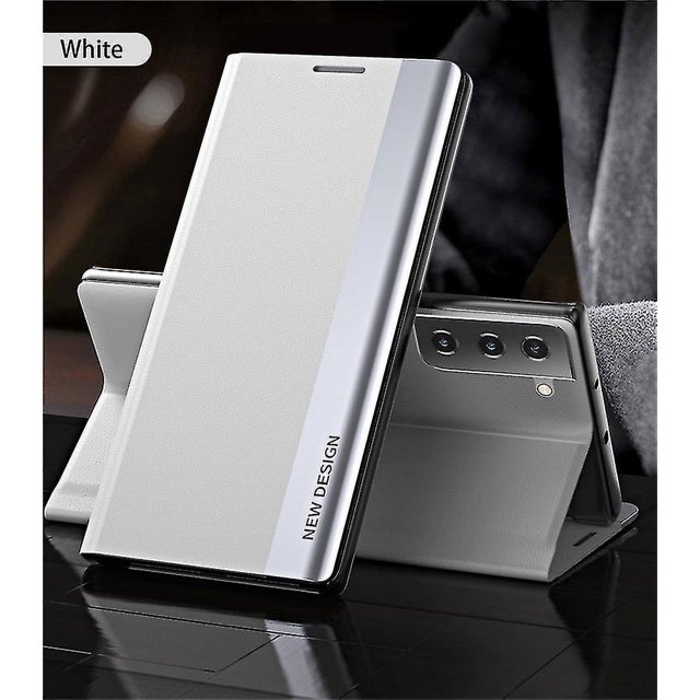 For S22 Plus Aplicar a funda con tapa compatible con Samsung Galaxy S7 Edge S8 S9 Plus S10 S20 Fe S21 S22 S23 Ultra Luxury Wallet Stand Cover Phone Coque Bolsa magnética móvil