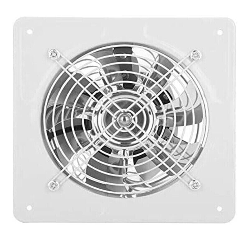 6" 110V Ceiling Ventilation Fan Low-noise 2800r/min Exhaust Fan for Kitchen Warehouse Workshop Bathroom White
