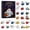 as shown, variant on 2026 Halloween Advent Calendar - 24 Acrylic Gnome Ornaments Countdown to Spooky Season, Festive Home Decor & Gift for Fall Harvest Display (I)