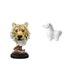 thumbnail image 1 of Escultura de mesa,Escultura de cabeza de tigre Estatua moderna de sobremesa,Figura de cabeza de animal para decoración de escritorio de resina.,Estatua del caballo,Estatua de caballo para, 1 of 8