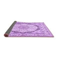 thumbnail image 2 of Ahgly Company Indoor Rectangle Medallion Purple Traditional Area Rugs, 8' x 12', 2 of 4