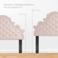 thumbnail image 5 of Tufted Headboard, Twin Size, Velvet, Pink, Modern Contemporary Urban Design, Bedroom Master Guest Suite, 5 of 9