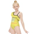 thumbnail image 3 of Pompompurin Girls One Piece Swimsuits Hawaiian Ruffle Swimwear Beach Bathing Suit Outfits, 3 of 7