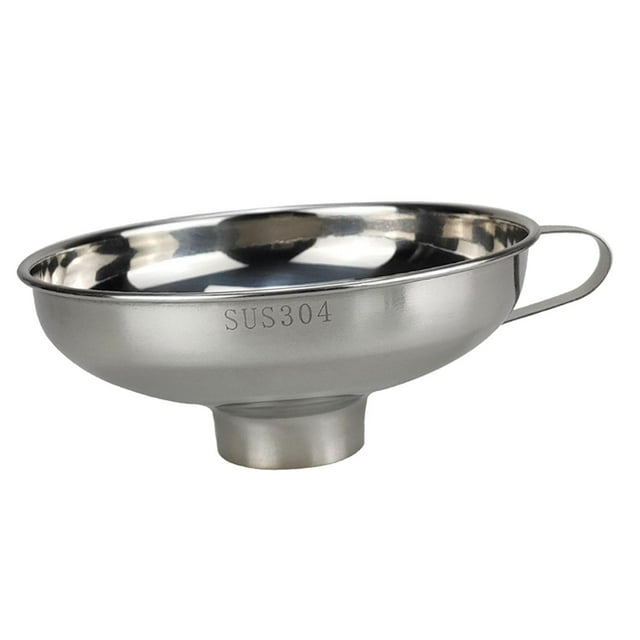 Embudo de tarro de boca ancha, utensilios de cocina, práctico embudo de enlatado de acero inoxidable, transferencia de aceite, ingredientes secos, 146x44x63cm