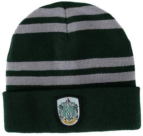Slytherin Harry Potter Cuff Pom Beanie Hat Winter Warm Cosplay House Green Slytherin Harry Potter Cuff Pom Beanie Hat Winter Warm Cosplay House Green
