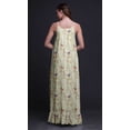 thumbnail image 4 of Bimba Robe de Nuit à Bretelles Spaghetti Florale Rose Pâle3 pour Femmes, Robe de Nuit d'Allaitement X-Small, 4 of 5