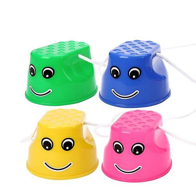 4 pares de zancos deportivos, zancos de juguete para entrenamiento sensorial, equipo para niños, juegos al aire libre, educación temprana, juguetes de habilidad de equilibrio