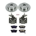 thumbnail image 2 of PowerStop Rear Stock Replacement Brake Pad and Rotor Kit with Calipers Fits: HONDA Select Models KCOE1244B, 2 of 7