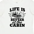 thumbnail image 4 of Inktastic Life is Better at the Cabin with Trees and Moon Boys or Girls Baby T-Shirt, 4 of 5