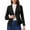 Black, variant on cocolona Womens Faux Suede Jackets Fall Long Sleeve Casual Zipper Cropped Jacket Fashion Tops Winter Coats Outwear