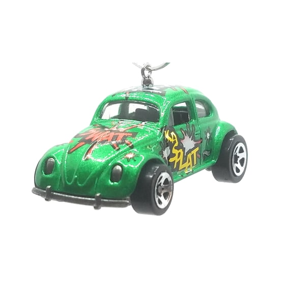 Christmas Ornament for Volkswagen Bug Green Fighting Decals