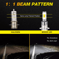thumbnail image 6 of WVKVII For Honda Foreman 450 1997-1999 2001 2002 2003 2004 LED Headlight Kit H6M 6000K White Bulbs, 6 of 9
