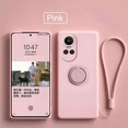 thumbnail image 1 of For Funda Oppo Reno 10 5g Liquid Silicone Ring Holder Soft Phone Skin Cover for Oppo Reno 10 Pro Upgrade Shockproof Back Fundas Pink For Reno 10 5g, 1 of 6