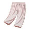 thumbnail image 2 of Women's Casual Pants Active Capri Pants For Women Stretchactive High Waisted Drawstring Breathable Quick Drying Trousers,Pink Women's Casual Pants XXXL, 2 of 4