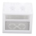 thumbnail image 1 of Small Betta Aquarium, Dropproof Explosionproof Miniature Fish Tank Exquisite Portable Easy To Change Water Simple Transparent  for Shrimp for  Highly Transparent,Ordinary, 1 of 5