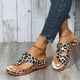 thumbnail image 4 of Zapatillas de cuña cómodas de verano para mujer, sandalias de playa informales de fondo grueso Wmkox8yii  ytu7094, 4 of 9