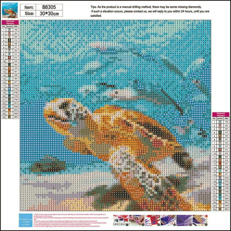 Sea Turtle Diamond Painting Kits for Adults 5D DIY Full Drill