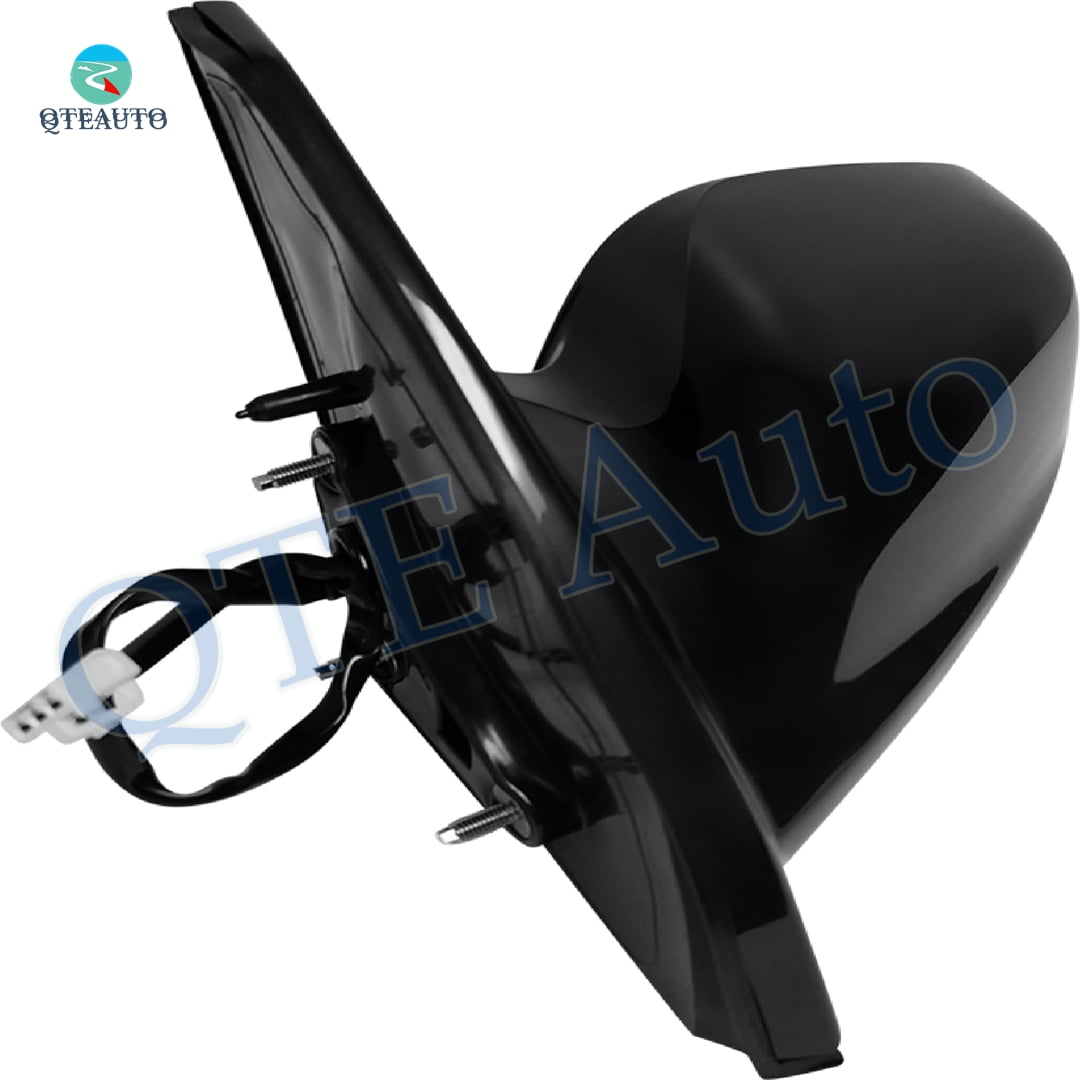 Left Driver Side Power Foldaway View Mirror Chrome/Flat Black Smooth 3H3P For 2003-2008 Pontiac Vibe