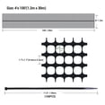 thumbnail image 5 of 4x100 FT Reusable Plastic Safety Fence Roll for Garden, Pool, Poultry, Deer & Rabbit Barrier, 5 of 6