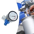 thumbnail image 2 of G1/4 Air Pressure Regulator with Pressure Gauge for Pneumatic Tools Spray-Guns, 2 of 9