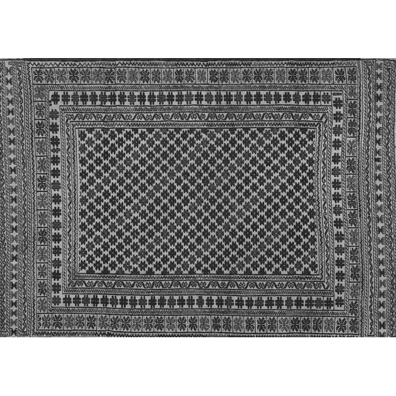 Ahgly Company Indoor Rectangle Southwestern Gray Country Area Rugs, 2' x 5'