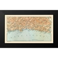 thumbnail image 2 of Bertarelli 18x12 Black Modern Framed Museum Art Print Titled - Ligurian Sea Genova La Spezia Italy, 2 of 5