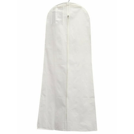 Meigar Breathable Dress Cover Bag Non Wowen Anti Dust Wedding Gown Garment Storage Protector With Clear Zipped Pocket Meigar Breathable Dress Cover Bag Non Wowen Anti Dust Wedding Gown Garment Storage Protector With Clear Zipped Pocket
