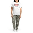 thumbnail image 4 of CafePress - Attitude Esthetician Women's Light Pajamas - Women's Short Sleeve Print T-Shirt and Pants Light Cotton Pajama Set, 4 of 7