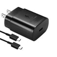 thumbnail image 5 of Dazone Super Fast Type C USB-C Wall Charger, 25W for Samsung Galaxy S22 S21 S20 Ultra Plus S10 Note 10 20 Ultra, Fast Charging Block with 3FT Phone Charging Cable Adapter, Black, 5 of 10