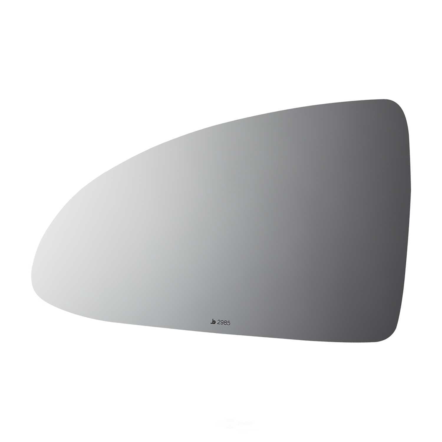 Burco Side View Mirror Replacement Glass - Clear Glass - 2985