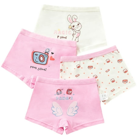 

Baby Girl Soft Cotton Panties Cartoon Printing Boxer Briefs Underwear Underpants