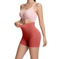 thumbnail image 4 of Only Moment Shorts for Women Blended Fabric Ankle Pants Athletic Sweatpants Dress Business Slacks with 4 Pockets Yoga Shorts with Pockets Orange,M, 4 of 5
