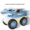 thumbnail image 4 of Shark Vehicle Monster Truck Boca Mordida Automática Alimentado Por Batería Shark Car Con Luces Sonidos Regalo Para Niños Niñas Vogacara FN007395-01, 4 of 6
