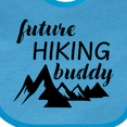thumbnail image 4 of Inktastic Future Hiking Buddy Boys or Girls Baby Bib, 4 of 4