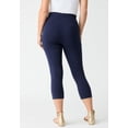 thumbnail image 2 of Roaman's Women's Plus Size Petite Plus Size Essential Stretch Capri Legging, 2 of 5