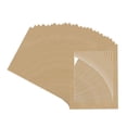 thumbnail image 3 of Beige Suede Picture Frame Mat for 11x11 Frames - Fits 9x9 Photos - 25 Mats, 3 of 7