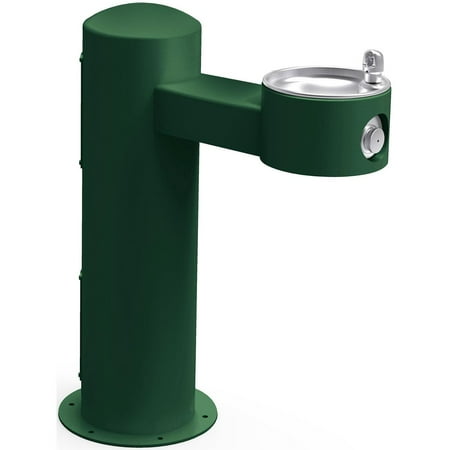 Elkay Lk4410 14" Outdoor Floor Mounted Single Drinking Station - Green
